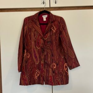 Coldwater Creek tapestry jacket - Size small PETITE (SP).
